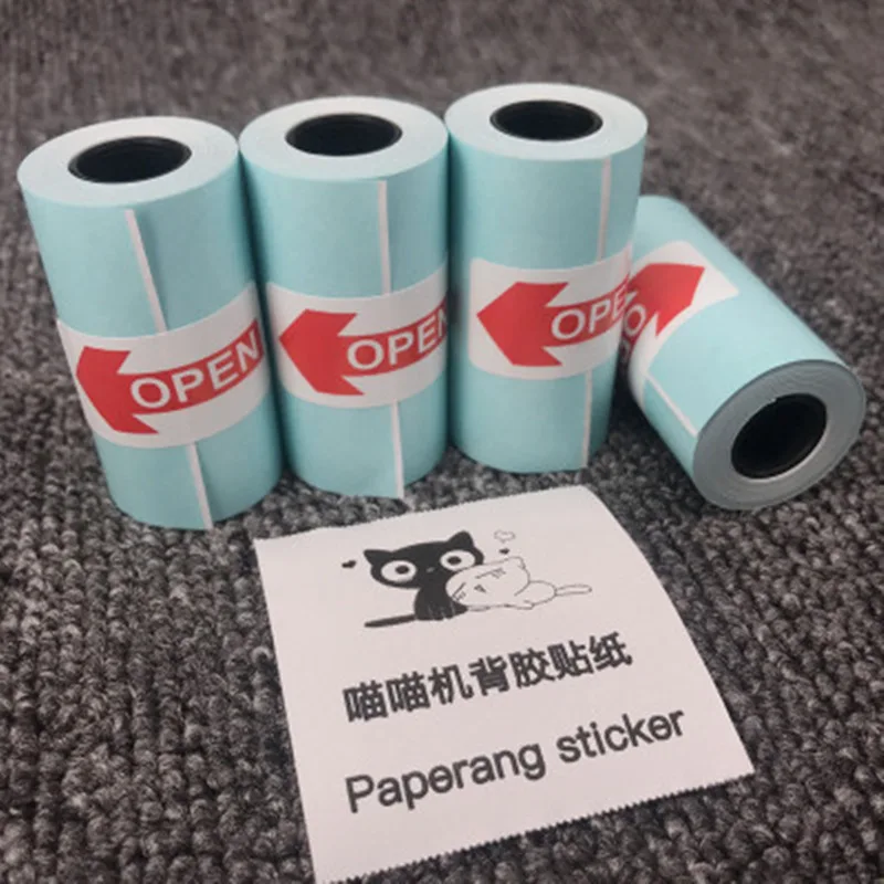 

3 Rolls 57*30 mm Thermal PaPer Printing Sticker Paper Photo Paper For Mini Pocket Photo Printer Paperang P1 P2