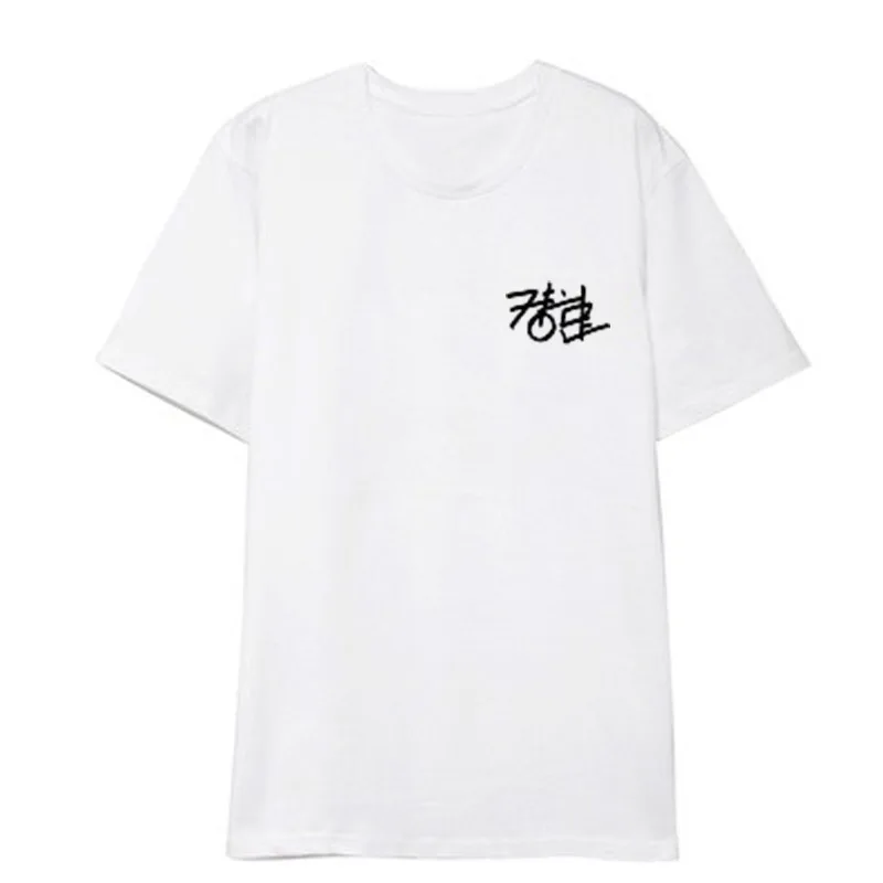 Kpop SEVENTEEN белая хлопковая модная футболка Женская Повседневная Уличная Корейская популярная летняя футболка в стиле Харадзюку хип-хоп женская одежда