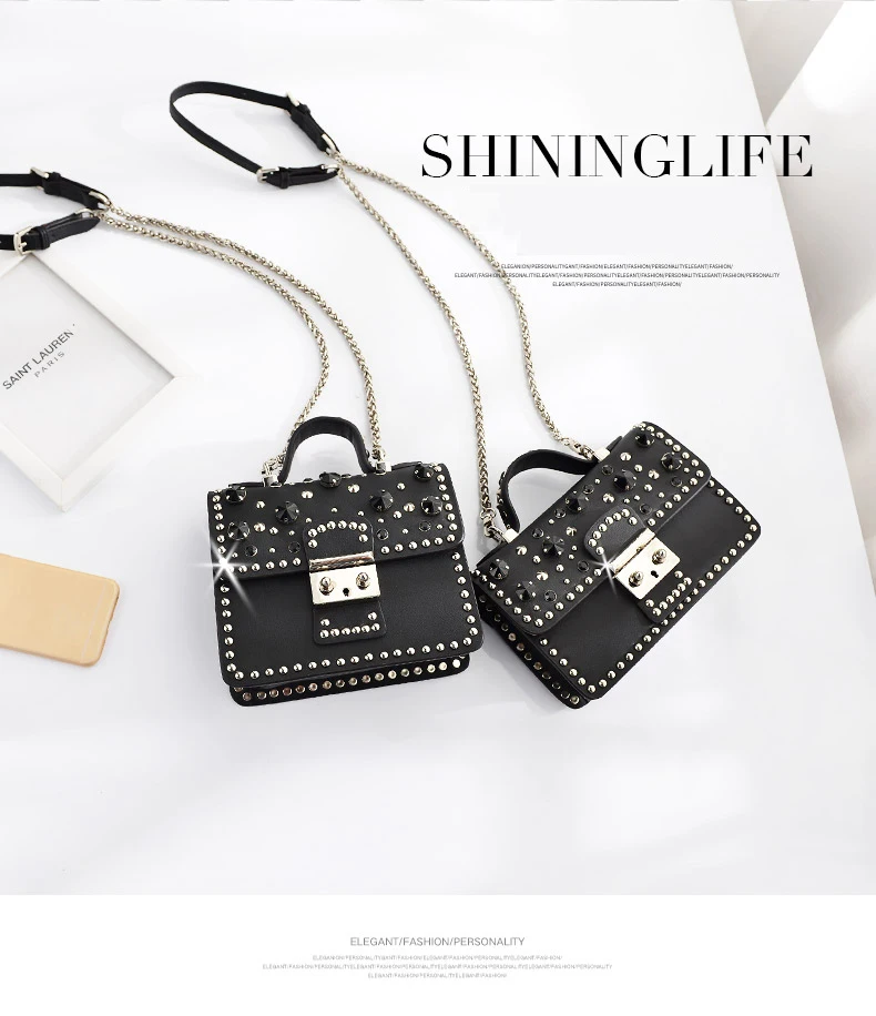 Fashion Women Messenger Bag New Brand Genuine Leather Female Shoulder Bag Luxury Diamond Woman Handbags Strap Bags White  (18)