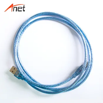 

2pcs 1.5Meter USB Extension Line A Public-to-B Public Transfer Line with Shielding Ring 480Mbps for photocopier 3d priner parts