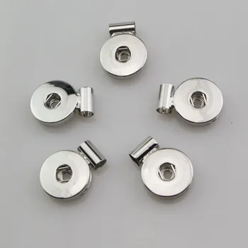 

New DIY Jewelry Diy 1Snap Button Pendant Meta Button Charms 18mm snap button findings For Making Bracelet Necklace Jewelry