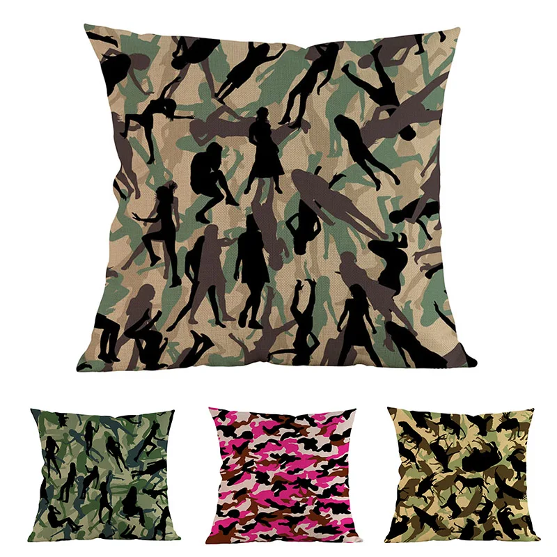 الطابع والحيوان التمويه نمط أكياسها شخصية هدية الإبداعية الرئيسية مكتب الديكور وسادة أريكة الغلاف