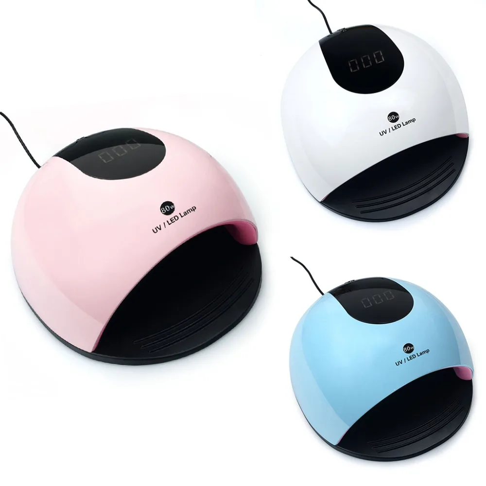 

80W Automatic Sensor LED UV Nail Lamp Gel Polish Dryer Light Manicure Therapy Machine