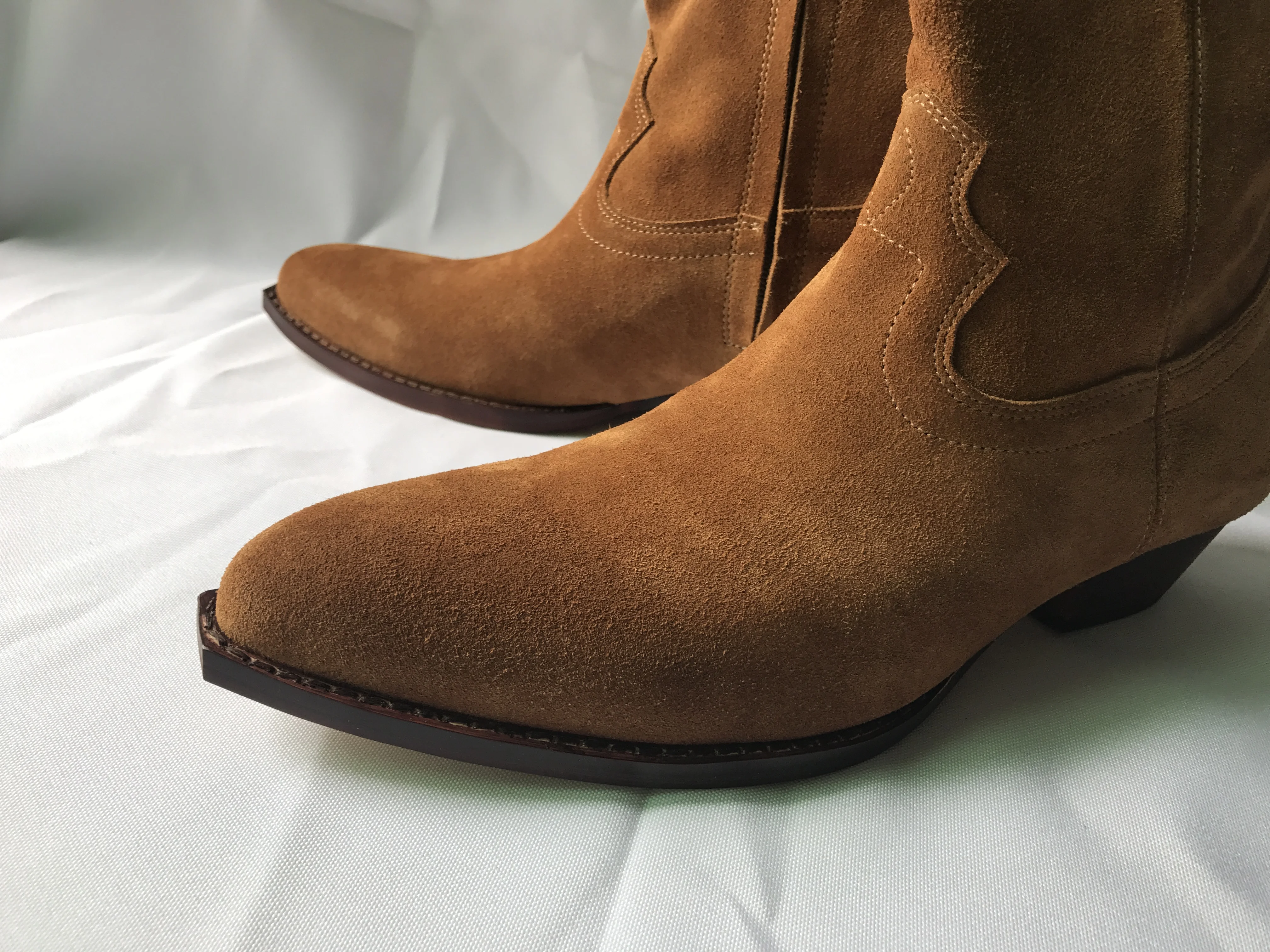 WPG Europe Latest styles Men's Scrub leather shoes boots High quality Chelsea boots black , Brown Winter men's shoes botas mens