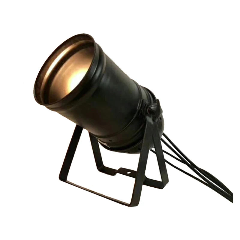 

New Linear ZOOM 15 to 50 Degree 200W COB LED Par Light 3200K Warm White Stage Disco Light DMX LED Par Can Studio