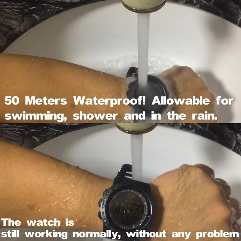 TICCI Men Boys Digital Sports Bluetooth Smart Watch Pedometer Call Message Alert Smartwatch Waterproof Fitness Tracker