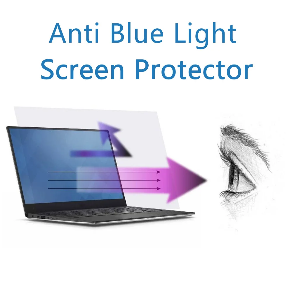 Anti Blue Light Laptop Screen Protector, Premium LCD Screen Guard Film for ASUS VivoBook Flip 14 TP401C TP401N 14 inch pc (2pcs)