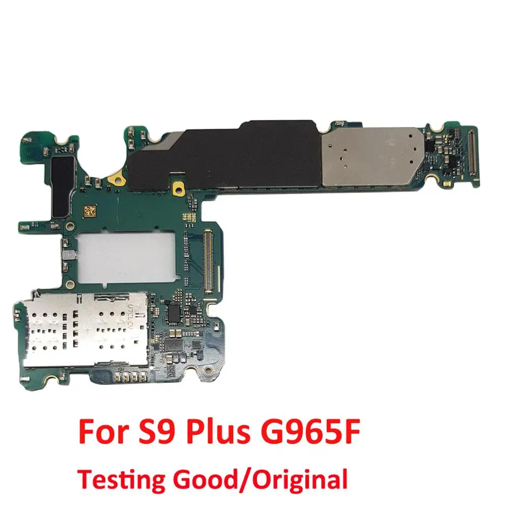 Tehxv Original Motherboard For Samsung Galaxy S9 Plus G965F Single Card 64GB 128GB 256G Unlocked Board Clean IMEI