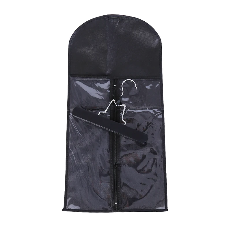 Волос сумка для хранения Нетканые костюм Дело Перевозчик посылка с металлической вешалкой для волос Девы утка и клип В волос