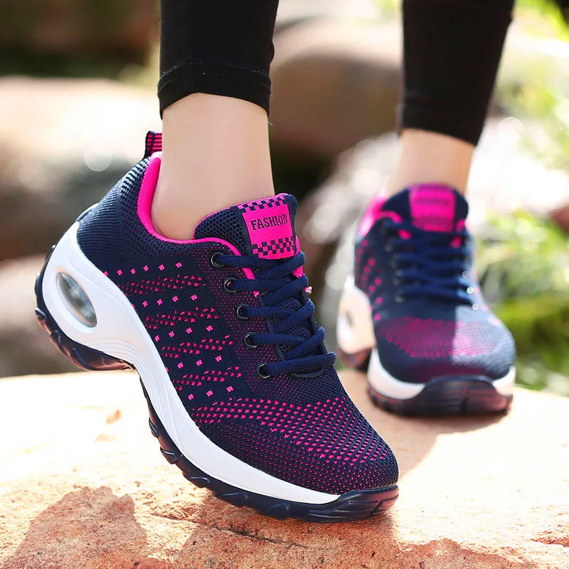 

Fashion Shoes For Women Tenis Feminino Platform Sneakers Woman Casual Shoes Increase Trainers Lace Up Lady Vulcanize Shoes Femme