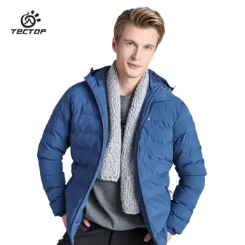 

Winter Men's Polyester fiber Cotton-padded Hiking Jackets Men Thicken Waterproof Windproof Warm Hooded Camping Ski Coats
