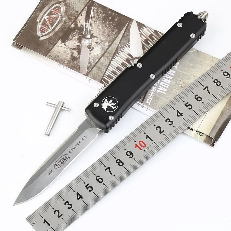 OTF открытый складной нож S/E D2 лезвие алюминиевая ручка кемпинг выживания Открытый EDC Охота тактический инструмент ужин кухонный нож