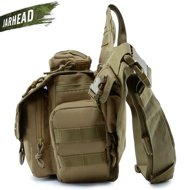  Military Tactical Shoulder Bag 900D Oxford Men Women Outdoor Camera Bag Waist Pack for Climbing Cam