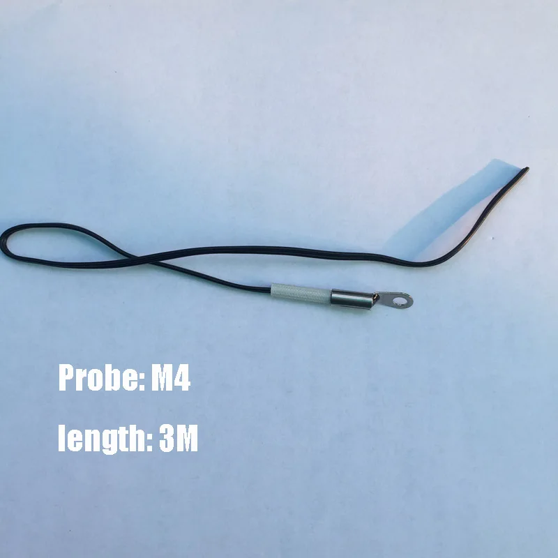 Free ship 100pc M4 ntc temperature sensor 10k B3950 Hole 1% 3m ntc10k 3950 thermistors | Электронные компоненты и