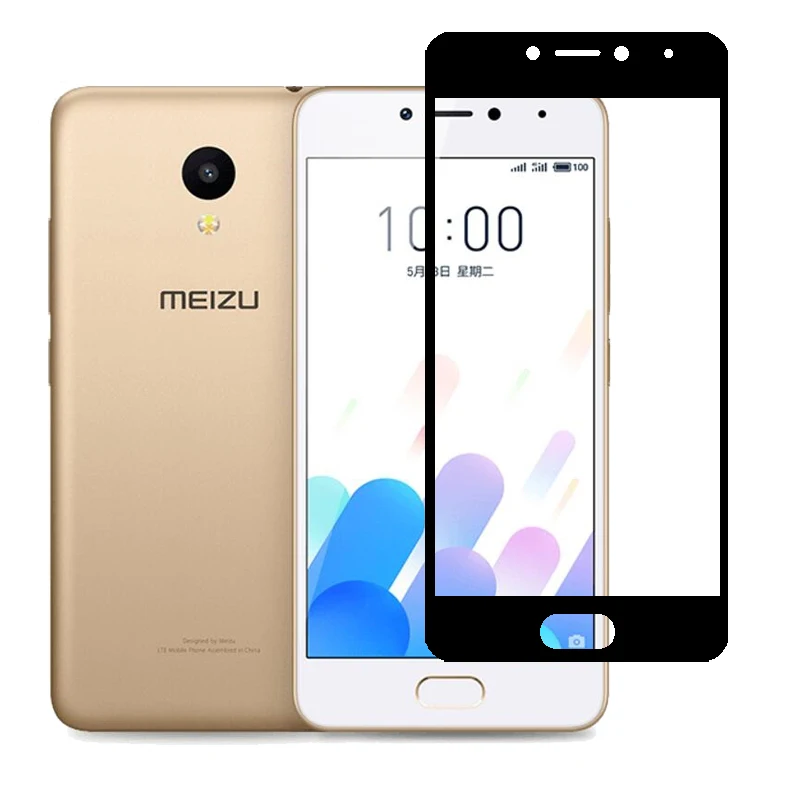 Для Meizu M5C M710H полное покрытие из закаленного стекла для Meizu M 5 C M5 5c A5 защитная пленка на экран Maisie