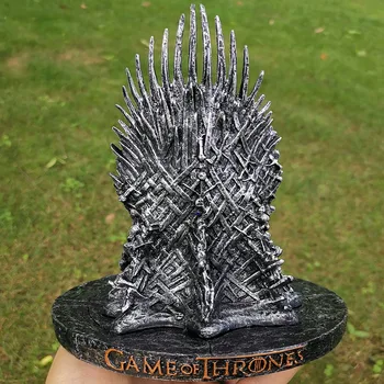 GAME OF THRONES Figurines - Sword Chair Model - Iron Throne Desk-Action figure Great for GOT Funs