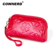 Новое поступление, женский клатч из натуральной кожи, длинная вечерняя сумочка, милый кошелек, корейский стиль, женская сумка для мелочи, высокая мода