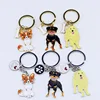 Rottweiler dog pendant key chains for men women silver color alloy metal bag charm male female car keychain key ring holder ► Photo 2/6