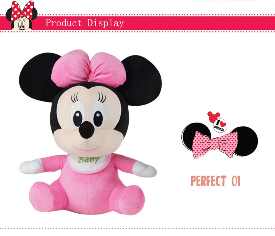 New 22cm Kawaii Disney Baby Character Mickey Toys Minnie Dolls Plush Mickey Mouse Toys For Children Kids Birthday Gift Mickey Mouse Toys Toys Minnieminnie Doll Aliexpress
