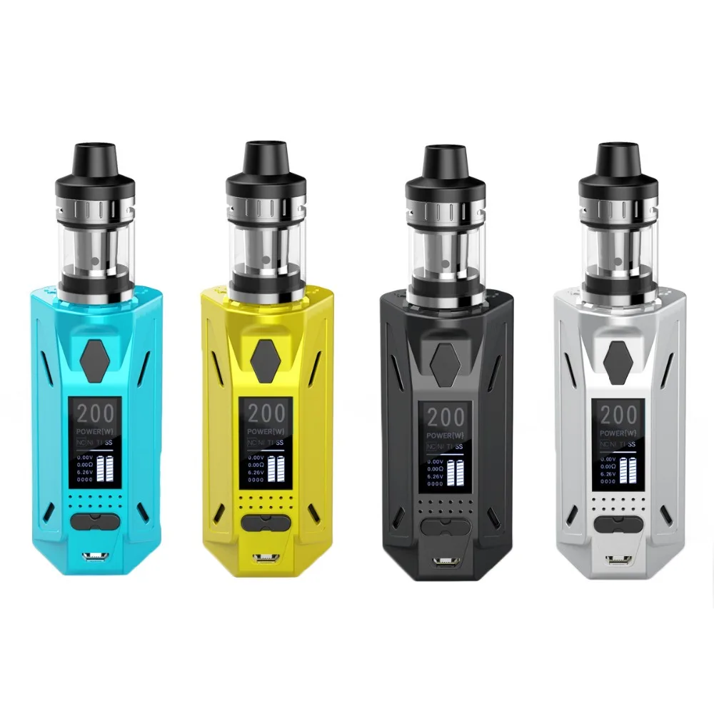 200W TC 3000 MAh Electronic Vape Pen Starter Smart Control E Pen 4ml Tank Electronic Cigarette Vaporizador E Cigarette Vapeador 200W TC 3000 MAh Electronic Vape Pen Starter Smart Control E Pen 4ml Tank Electronic Cigarette Vaporizador E Cigarette Vapeador
