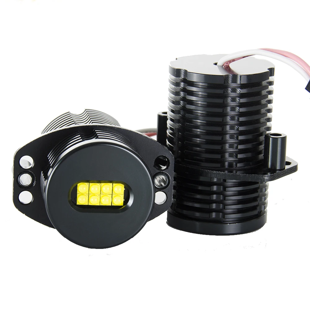 

flytop LED Angel Eyes Marker 2*80W 160W for CREE XTE LED Chips XENON White 7000K for BMW E91 E90 2 Pieces(1 Set)