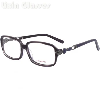 

Violet Oversized Lady Hand Made Frame Italy Designer For Women Fashion RX Optical Eyeglasses Frame 18485