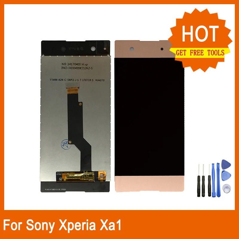 Для Sony Xperia xa1 G3112 G3116 G3121 оригинальный ЖК дисплей Дисплей Сенсорный экран планшета