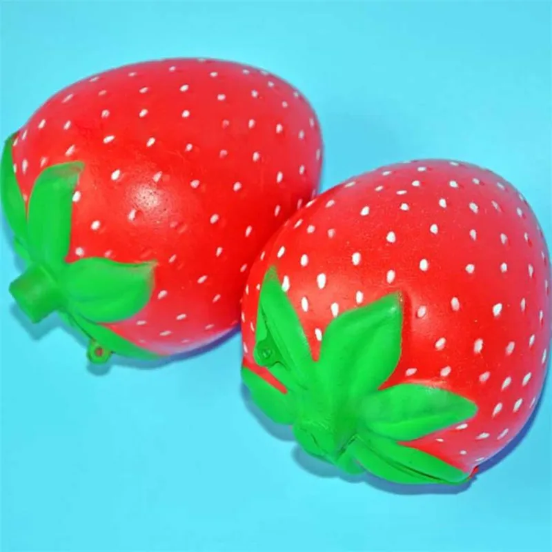 

wholesale drop shipping Strawberry Squishy Super Jumbo Scented Slow Rising Rare Fun Toy Stress Reliever PYMAY28