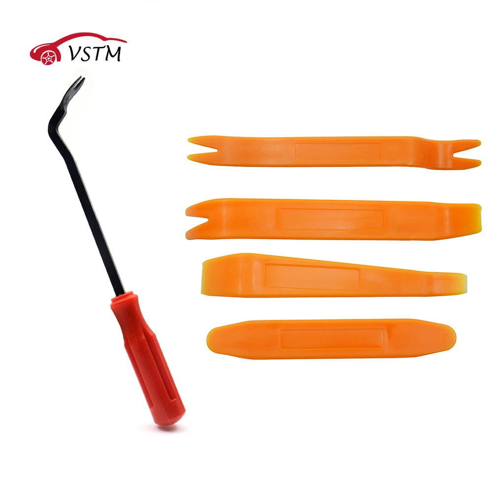 

4Pcs Portable Auto Car Radio Panel Door Clip Panel Trim Dash Audio Removal Tool