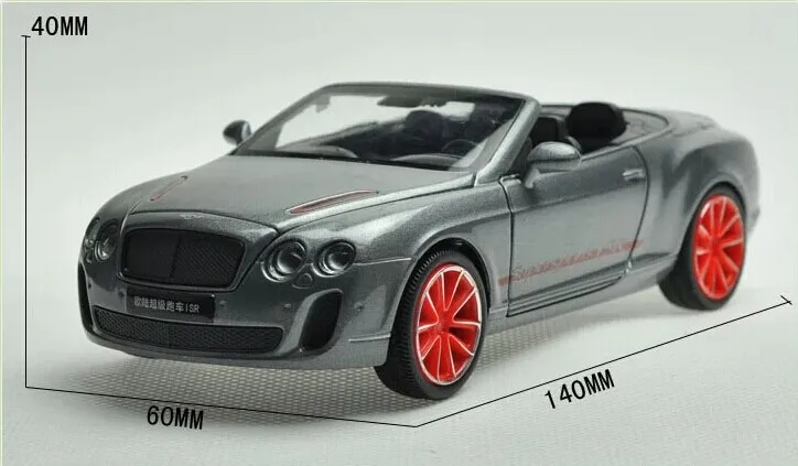132 Alloy Car Model For Bentley Continental Supersports ISR Cabriolet-21