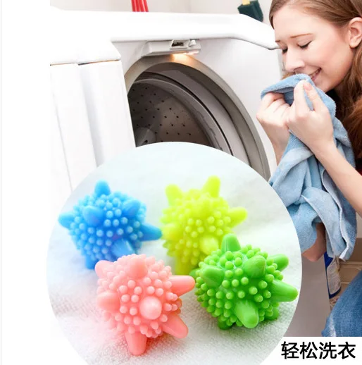 

1 pcs Eco-Friendly super magic decontamination prevent winding clean ball Solid laundry ball anti-winding Wash protect ball