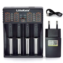 Liitokala Lii402 Lii202 Lii100 18650 Charger 1.2V 3.7V 3.2V AA/AAA 26650 NiMH li-ion 5V 2A Intelligent Charger EU/US/UK Plug Liitokala Lii402 Lii202 Lii100 18650 Charger 1.2V 3.7V 3.2V AA/AAA 26650 NiMH li-ion 5V 2A Intelligent Charger EU/US/UK Plug