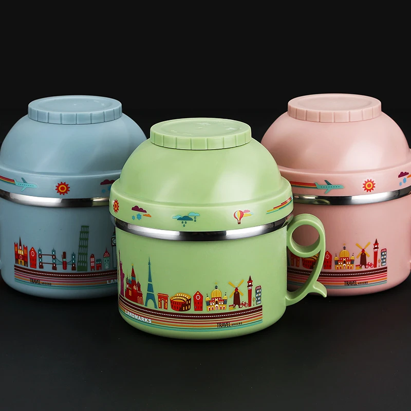 Portable Mini Japanese Lunch Box Leakproof Stainless Steel Hot Lunch