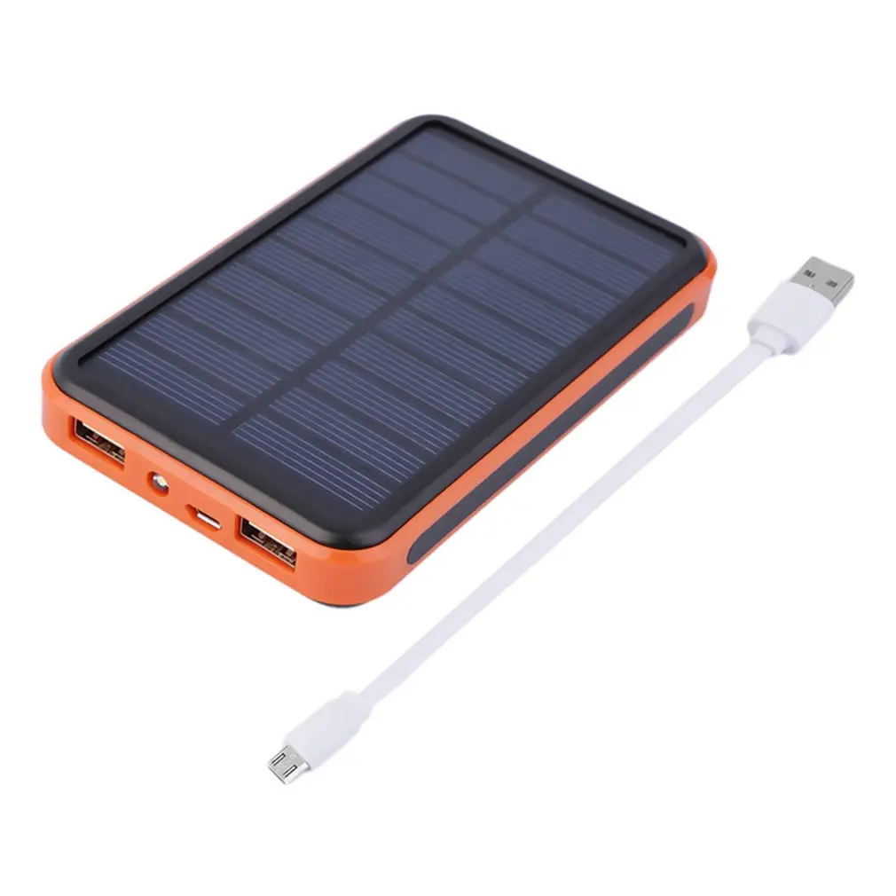 

100000MAH Large Capacity Waterproof External Solar Power Bank Portable Travel Camping Battery Charger For Phones