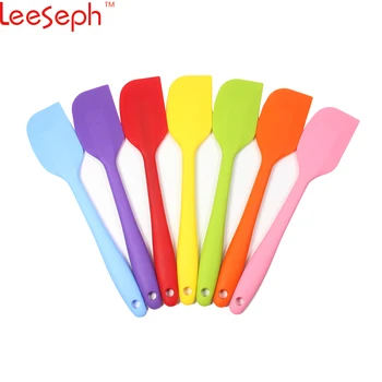

8 inch Silicone Spatula - 1 Small Heat Resistant Non-Stick Cooking Utensils (Multicolor)