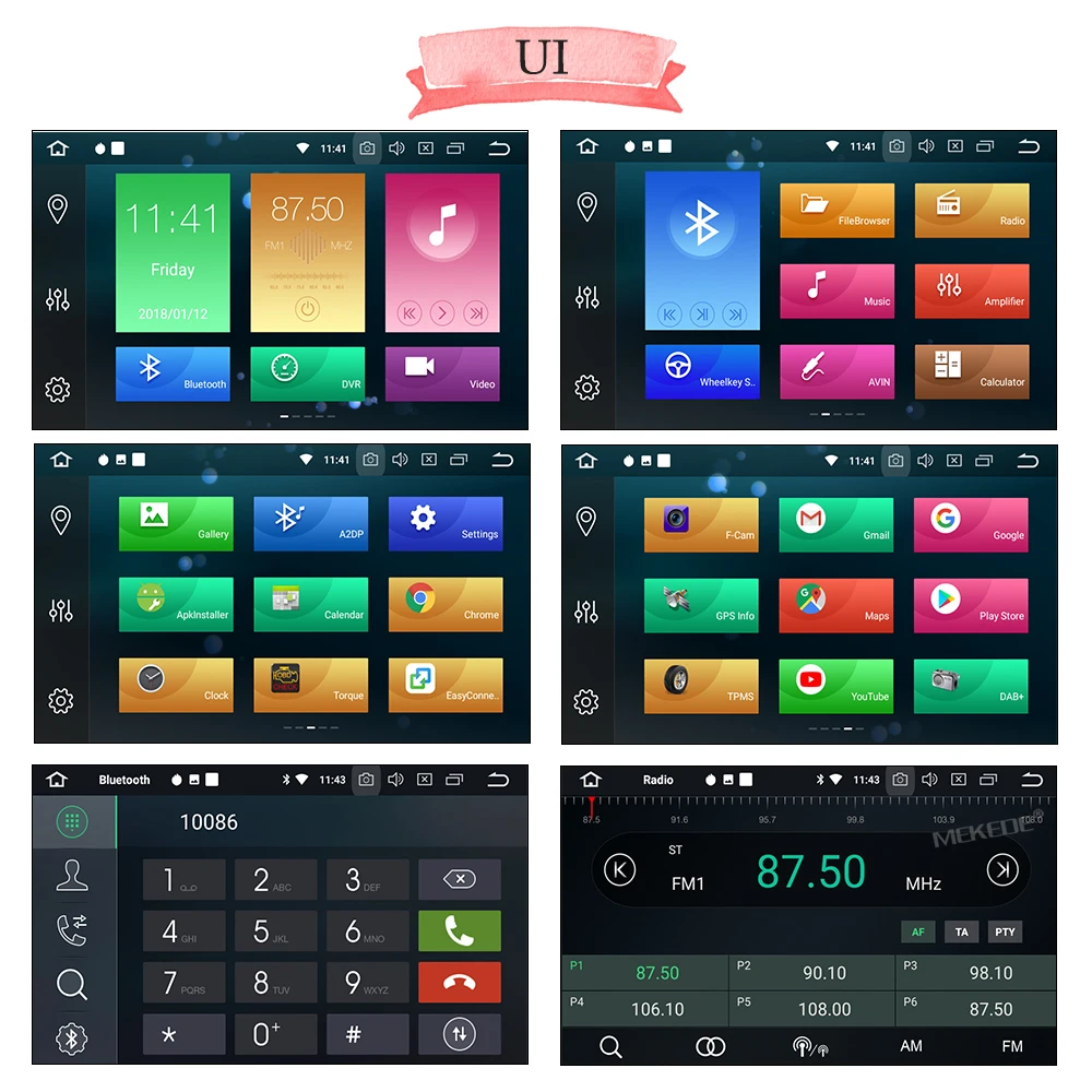 Perfect MEKEDE Car Multimedia player GPS Android 8.0 Car Radio 1 Din For BMW/E53/X5/E39 Canbus Rear View Camera Microphone USB DVR Wifi 41