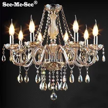 Modern Luxury K9 Crystal Chandelier Lighting Lustres De Cristal Home Lighting Indoor Lamp Modern Luxury K9 Crystal Chandelier Lighting Lustres De Cristal Home Lighting Indoor Lamp