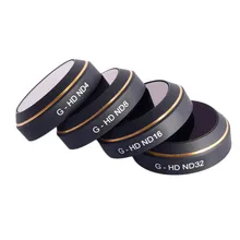 PGYTECH original Lente Filtros ND8 ND16 ND32 4 unids/set G-HD-ND4 para MAVIC Pro Drone Accesorios