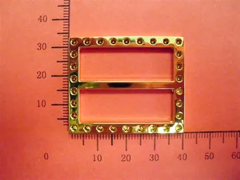 

1 1/4 inch DIY Zinc alloy Gold Tri-glide buckle, metal slider, tri glide button alloy buckles, slider bag luggage accessory