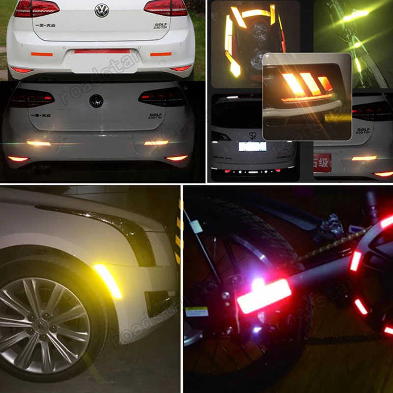 5cm X 10m Reflective Tape Stickers Car Styling Self-adhesive Tape PET Engineering Grade Barrier Trailer Tape 5cm X 10m Reflective Tape Stickers Car Styling Self-adhesive Tape PET Engineering Grade Barrier Trailer Tape