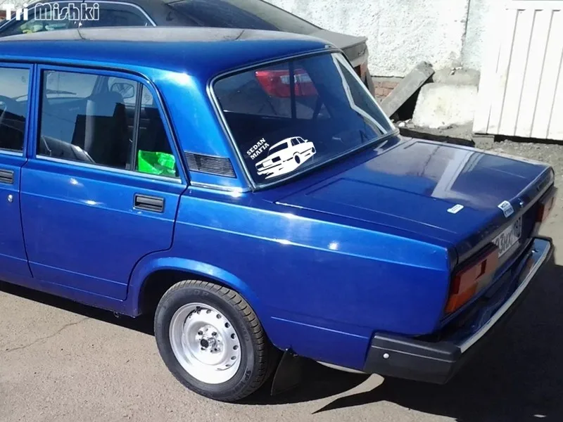 Tri Mishki HZX006 12.7*20см sedan mafia for vaz lada седан мафия на ваз 2107 лада наклейки на авто наклейка на авто декаль винил наклейка светоотражающая