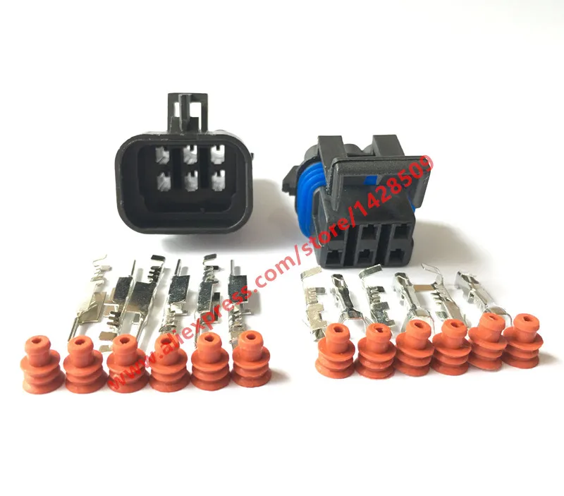 5 комплектов 12052848 12124107 Metri-Pack 150 гнездовой штекер GT Delphi 6-контактный