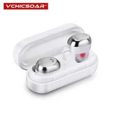 

Vchicsoar TWS Wireless Earphones Stereo Bluetooth Headset V4.2 Sports Noise Reduction Handsfree Mini Earbuds with Mic for xiaomi