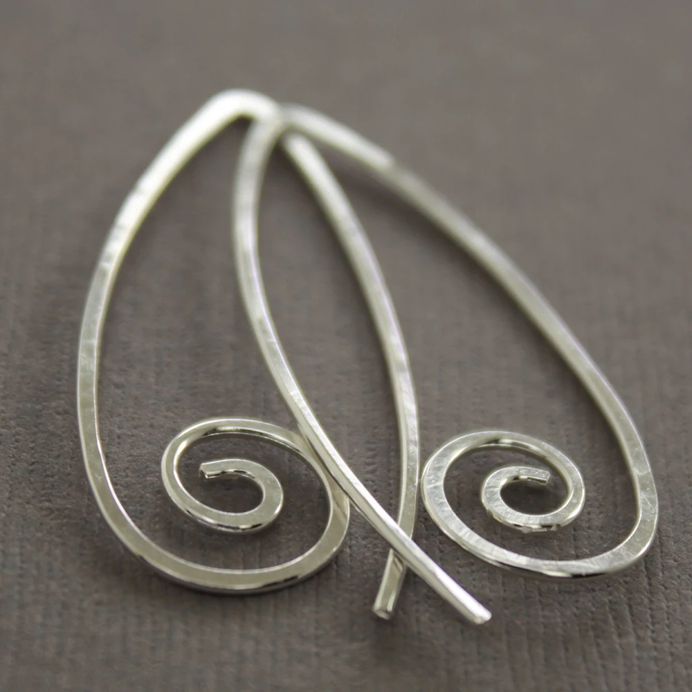 

Circle Earrings Handmade Jewelry Vintage Boho Hammered 925 Silver Gold Filled Brincos Pendientes Earrings for Women Oorbellen