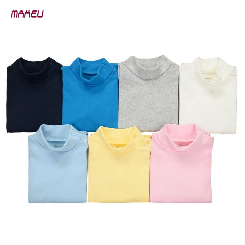 

New 10 Color Baby Clothes Newborn Baby Boys Girls Bodysuits Jumpsuit Long Sleeve Infant Product solid Turn-down Collar