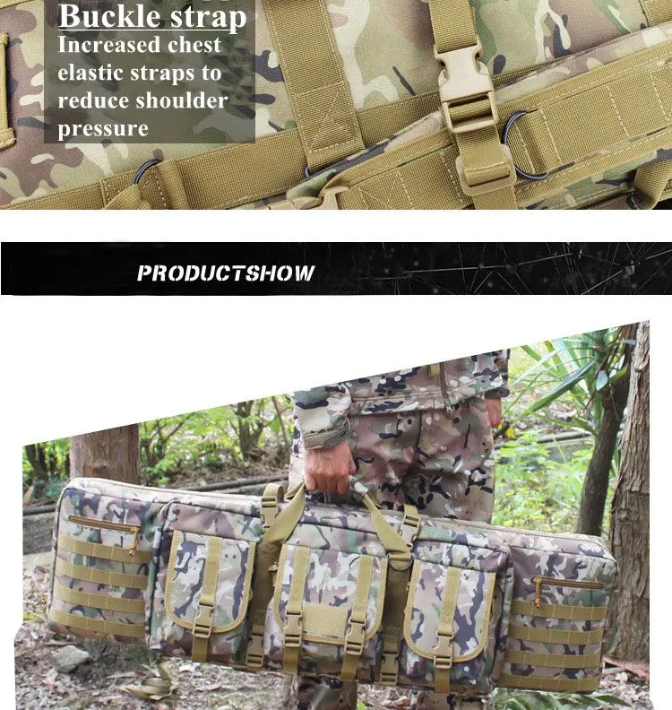 Открытый вместительная сумка чехол для ружья сумка через плечо в армейском стиле Тактический страйкбольный пистолет рюкзак саморезы пистолет сумка