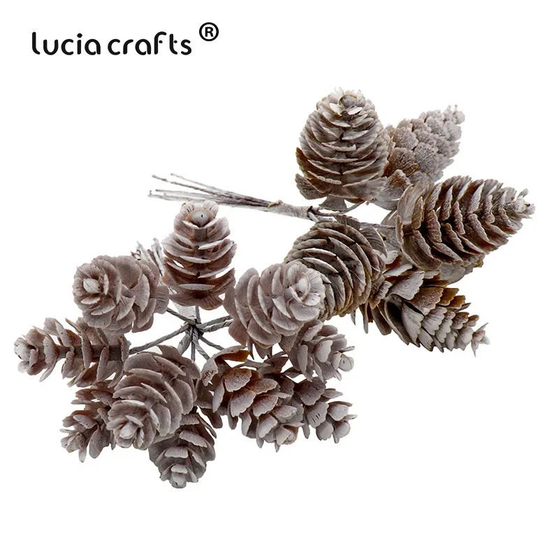 Lucia crafts 1 Набор/партия букет из СОСНОВЫХ ШИШЕК для рождественского декора венок ручной работы ГИРЛЯНДА цветочное Ремесло Искусственные растения A0801