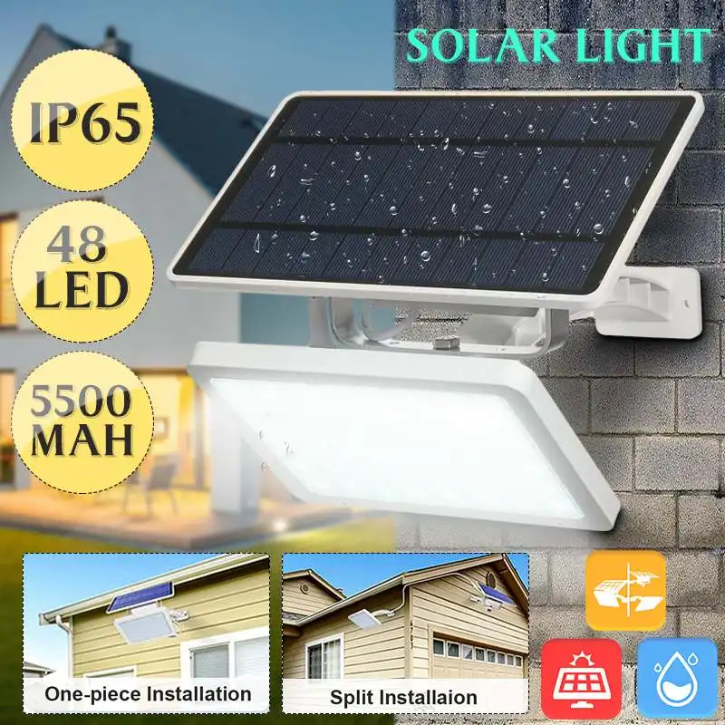 

Waterproof Solar Lamps for Garden Outdoor Lighting LED Wall Light Street Yard Solar Powered Energy Saving Home Security Lamp