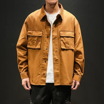 

M-4XL 5XL chinese style mens shirts casual high quality designer corduroy shirt for men plus size mens casual shirts cotton