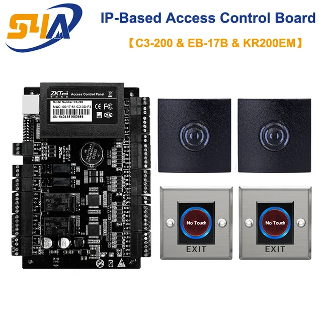 C3 100 IP Based Door Access Control Panel C3 400in Access Control Kits